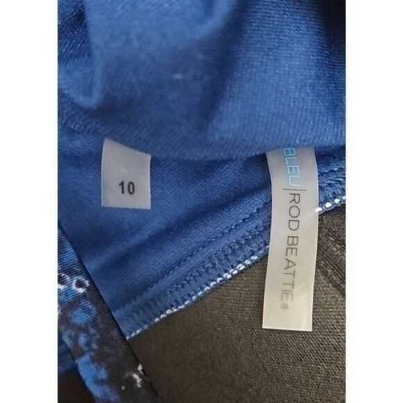 BLEU ROD BEATTE Conturing Slimming One Piece Bathingsuit Women's Size 10 - Picture 4 of 4